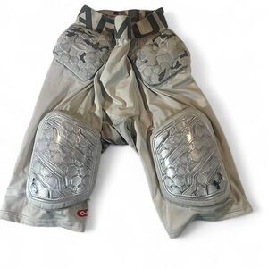 Under-armour Men's Grey and Silver Hosiery-tights